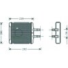 Scambiatore di calore per CHEVROLET - DAEWOO LANOS dal 1997 al 2003