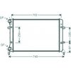 Radiatore acqua per SEAT ALTEA dal 2004 al 2009