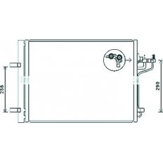 Condensatore per FORD FOCUS dal 2011 al 2014