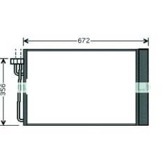 Condensatore per BMW 5 E60 dal 2003 al 2007