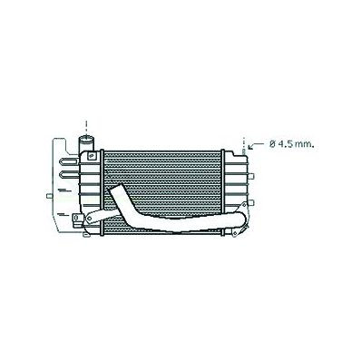 Intercooler per TOYOTA YARIS dal 2005 al 2008 Codice OEM 179000N010