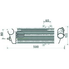 Intercooler per HYUNDAI i30 dal 2007 al 2012