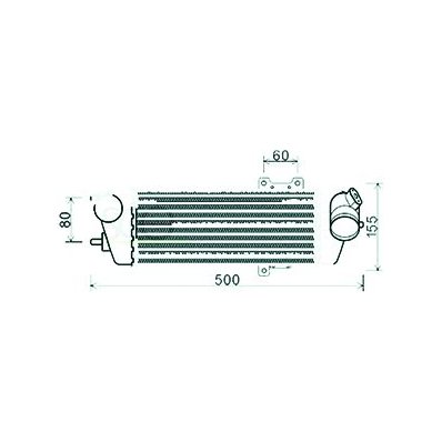 Intercooler per HYUNDAI i30 dal 2007 al 2012 Codice OEM 282712A600