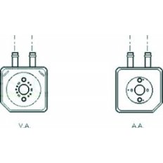 Radiatore olio per AUDI A3 dal 1996 al 2000