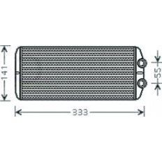 Scambiatore di calore per PEUGEOT PARTNER/RANCH dal 2003 al 2008