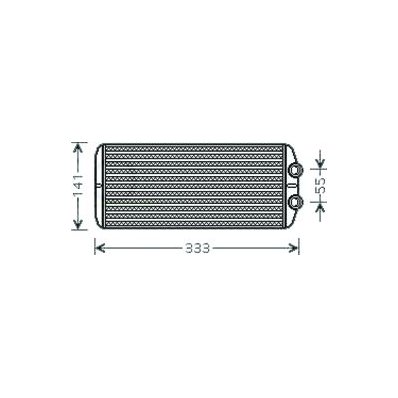 Scambiatore di calore per CITROEN BERLINGO dal 2003 al 2008 Codice OEM 6448S6