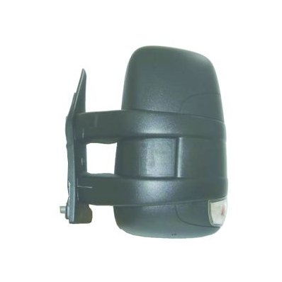 Retrovisore manuale nero braccio corto per IVECO DAILY dal 2006 al 2011 lato sinistro guidatore Codice OEM 504150526/504369910