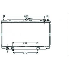 Radiatore acqua per NISSAN PRIMERA P12 dal 2002 al 2008