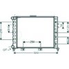 Radiatore acqua per ALFA ROMEO 156 dal 1997 al 2003