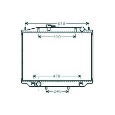 Radiatore acqua per NISSAN TERRANO II dal 1997 al 2000