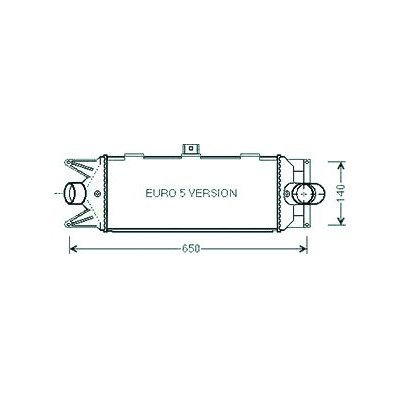 Intercooler per IVECO DAILY dal 2006 al 2011 Codice OEM 5801349168