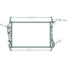 Radiatore acqua per FORD MONDEO dal 2003 al 2007
