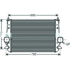 Intercooler per FORD GALAXY dal 2000 al 2006