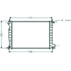 Radiatore acqua per FORD FIESTA MK IV dal 1999 al 2002