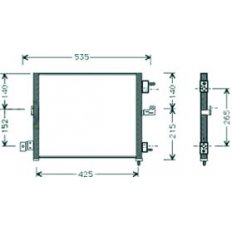 Condensatore per HYUNDAI ATOS dal 1997 al 1999