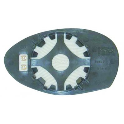 Piastra specchio retrovisore termica per ALFA ROMEO 147 dal 2000 al 2004 lato sinistro guidatore Codice OEM 71717906