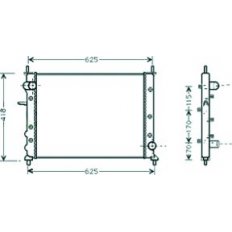 Radiatore acqua per FIAT MAREA dal 1996 al 2002