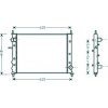Radiatore acqua per FIAT MAREA dal 1996 al 2002