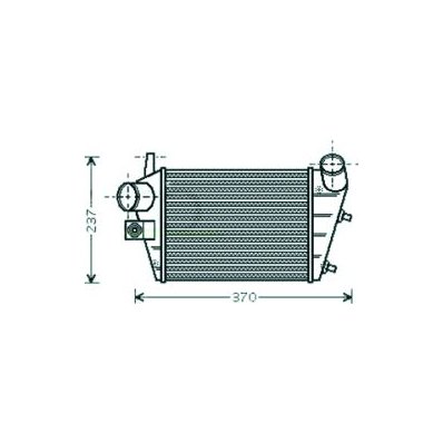 Intercooler per ALFA ROMEO 156 dal 1997 al 2003 Codice OEM 60619007