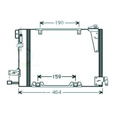 Condensatore per OPEL ASTRA G dal 1998 al 2004