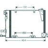 Condensatore per OPEL ASTRA G dal 1998 al 2004