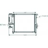 Radiatore acqua per BMW 3 E36 dal 1991 al 1998