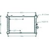 Radiatore acqua per OPEL ASTRA F dal 1994 al 1997