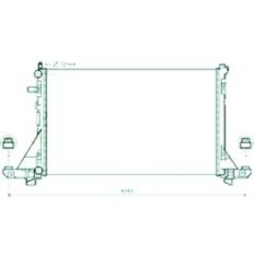 Radiatore acqua per RENAULT MASTER dal 2010
