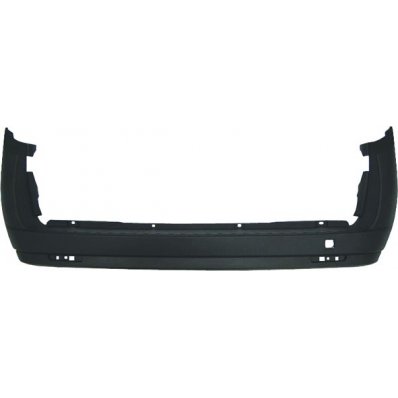 Paraurto posteriore nero vetture con 2 porte battenti per FIAT DOBLO&#039; dal 2010 al 2014 Codice OEM 735497862