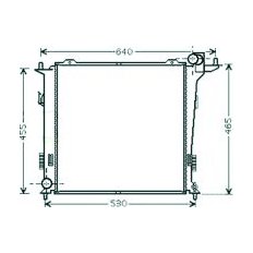 Radiatore acqua per HYUNDAI i30 dal 2007 al 2012