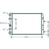 Radiatore acqua per SEAT IBIZA dal 2001 al 2008