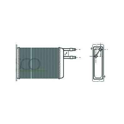 Scambiatore di calore per CITROEN JUMPER dal 1994 al 2002 Codice OEM 6448F9