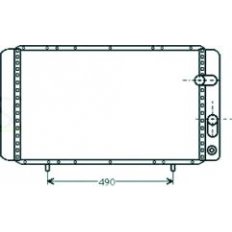 Radiatore acqua per RENAULT R21 dal 1989 al 1995
