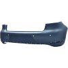 Paraurto posteriore verniciabile mod. GTD con fori sensore per VOLKSWAGEN GOLF  VI dal 2008 al 2012