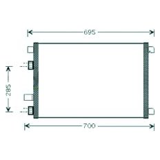 Condensatore per RENAULT MEGANE dal 2002 al 2005