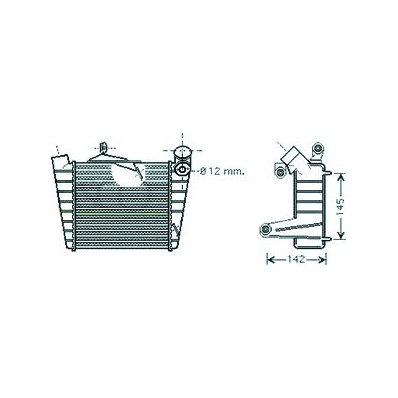 Intercooler per SEAT IBIZA dal 2001 al 2008 Codice OEM 6Q0145804A