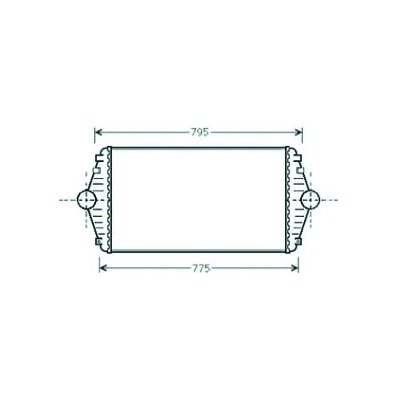 Intercooler per CITROEN JUMPER dal 1994 al 2002 Codice OEM 0384E7