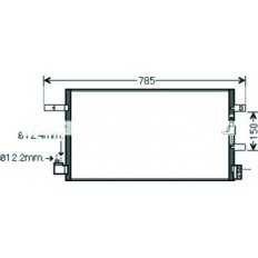 Condensatore per AUDI A4 dal 2011 al 2015