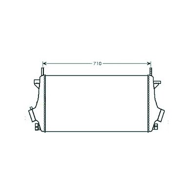 Intercooler per OPEL INSIGNIA dal 2008 al 2013 Codice OEM 13241751