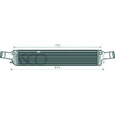 Intercooler per AUDI A4 dal 2008 al 2011