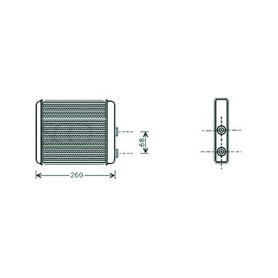 Scambiatore di calore per OPEL ASTRA G dal 1998 al 2004 Codice OEM 1618133