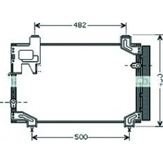 Condensatore per TOYOTA AVENSIS dal 2003 al 2006