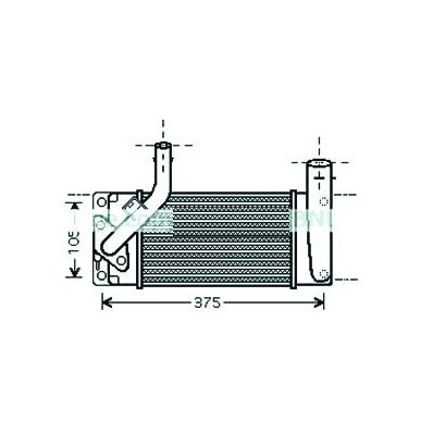 Intercooler per TOYOTA AURIS dal 2007 al 2010 Codice OEM 179000N020