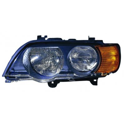 Proiettore fan. arancio per BMW X5 E53 dal 1999 al 2003 lato sinistro guidatore Codice OEM 63126930205