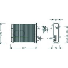 Scambiatore di calore per FIAT PALIO dal 1996 al 2001