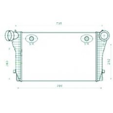 Intercooler per SEAT LEON dal 1999 al 2005