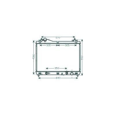 Radiatore acqua per SUZUKI GRAND VITARA dal 2005 al 2008 Codice OEM 1770066J10