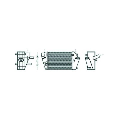 Intercooler per AUDI A4 dal 2000 al 2004 Codice OEM 8E0198805