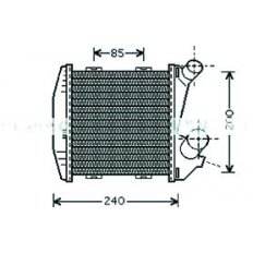 Intercooler per SMART FORTWO dal 1998 al 2002