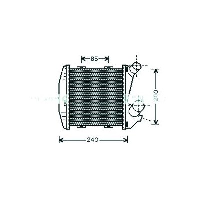 Intercooler per SMART FORTWO dal 1998 al 2002 Codice OEM 0002490V007